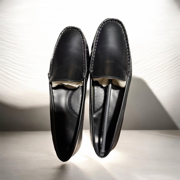 Ralph Lauren Shoes - Ralph Lauren Black Leather Women's Slip-On Loafers